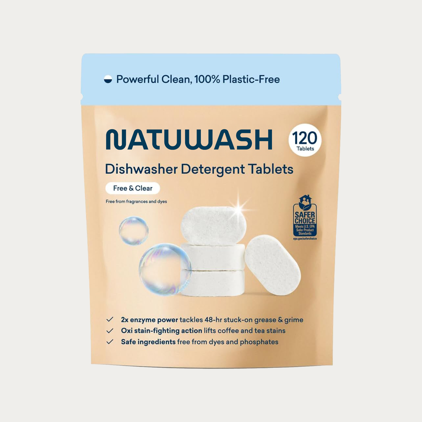 Natuwash Geschirrspültabs – geeignet für alle Geschirrspüler