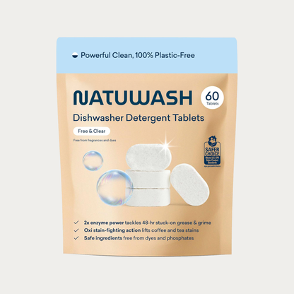 Natuwash Geschirrspültabs – geeignet für alle Geschirrspüler
