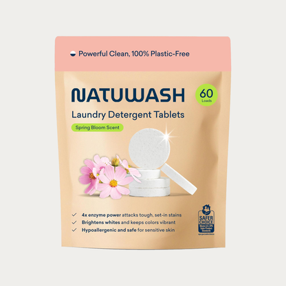 NATUWASH Wasmitteltabletten – geeignet für alle Waschmaschinen