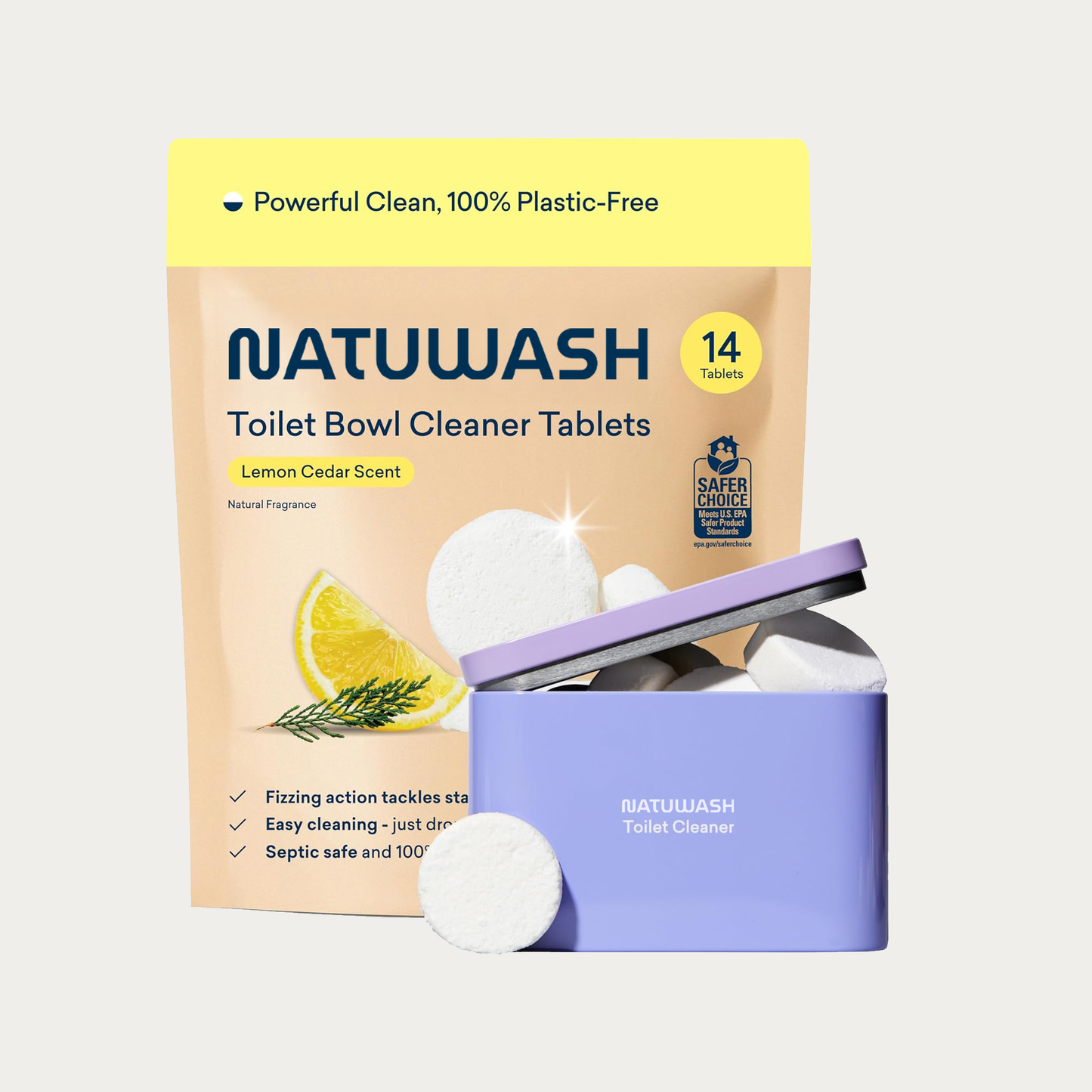 NATUWASH WC-Reiniger Tabletten